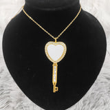 HEART SHAPE KEY NECKLACE