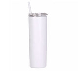 Sublimation Tumbler 20 oz Slim White STRAIGHT