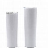 Sublimation Tumbler 30 oz Slim White STRAIGHT